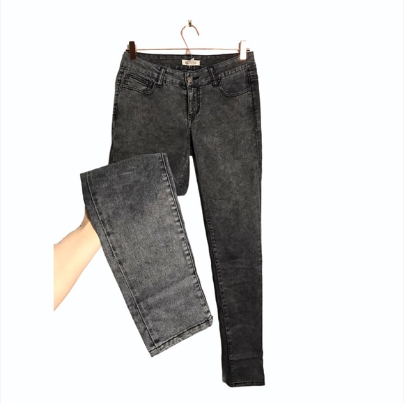 I Love H8i | High Rise Skinny Jeans in Gray Denim - Picture 2 of 9